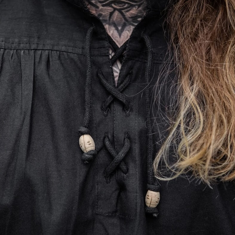 NEW Black Sleeveless Period Shirt - Image 4