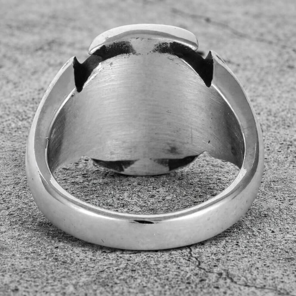 Celtic Cross Stainless Steel Ring - Image 3