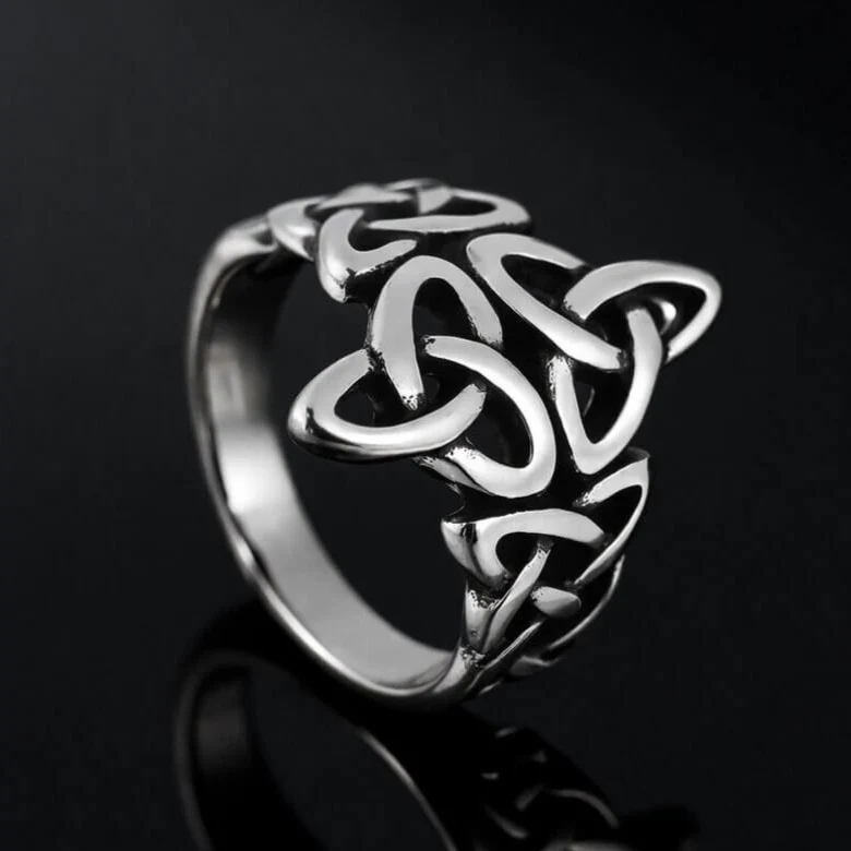 Celtic Knot Stainless Steel Ring