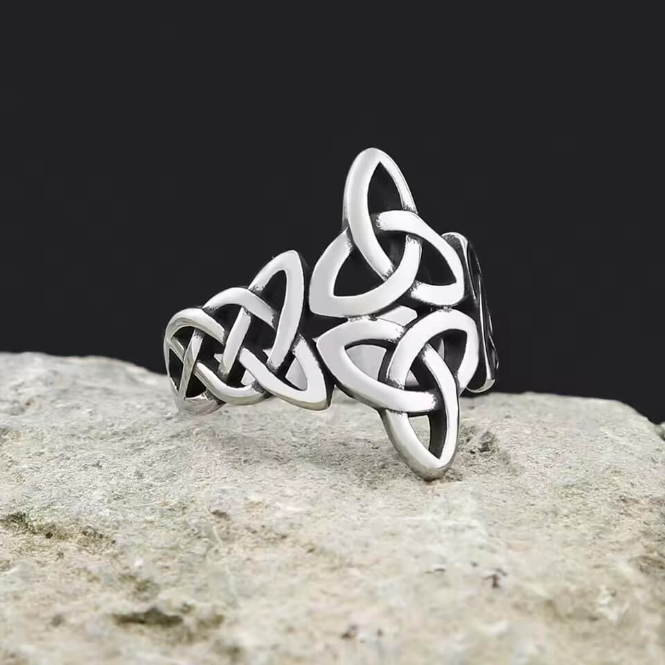 Celtic Knot Stainless Steel Ring - Image 2