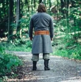 Handcrafted Wool Viking Tunic | Open Front, Knee-Length - Image 7