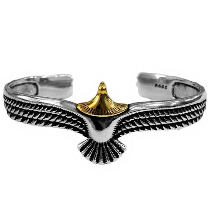 Modern Eagle Torc-style Bracelet - Image 3