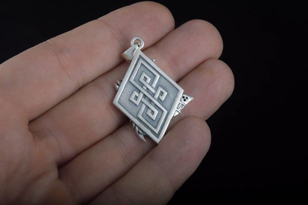 Handmade Viking Wolf Pendant | Sterling Silver, Gold, or Platinum - Image 5