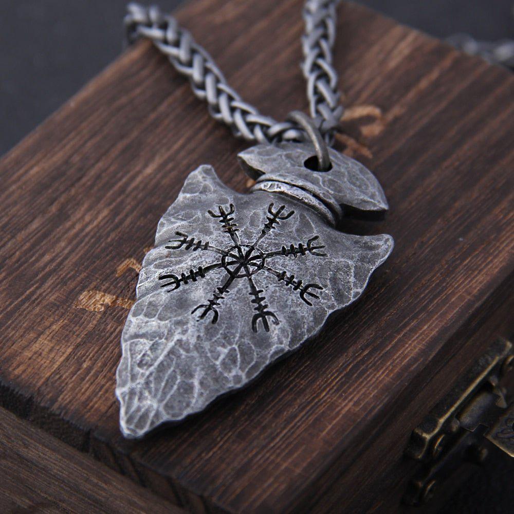 The Helm of Awe Viking Necklace - Image 3