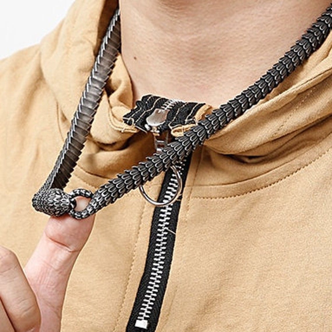Jormungandr Segmented Viking Steel Necklace - Image 6