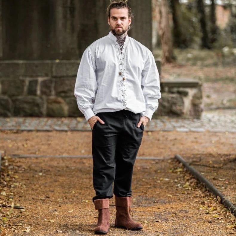 Laced Long Sleeve Viking Shirt | Adjustable Neckline - Image 11