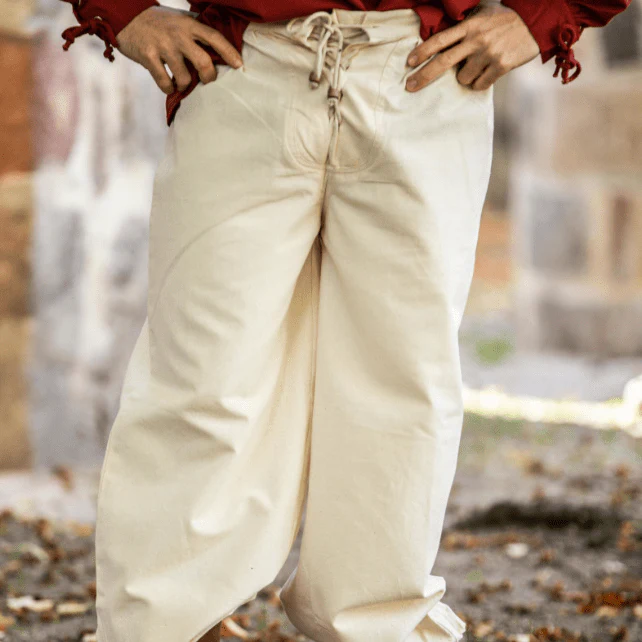 Loose Cuff Viking Pants | Lace-Up Closure - Image 6