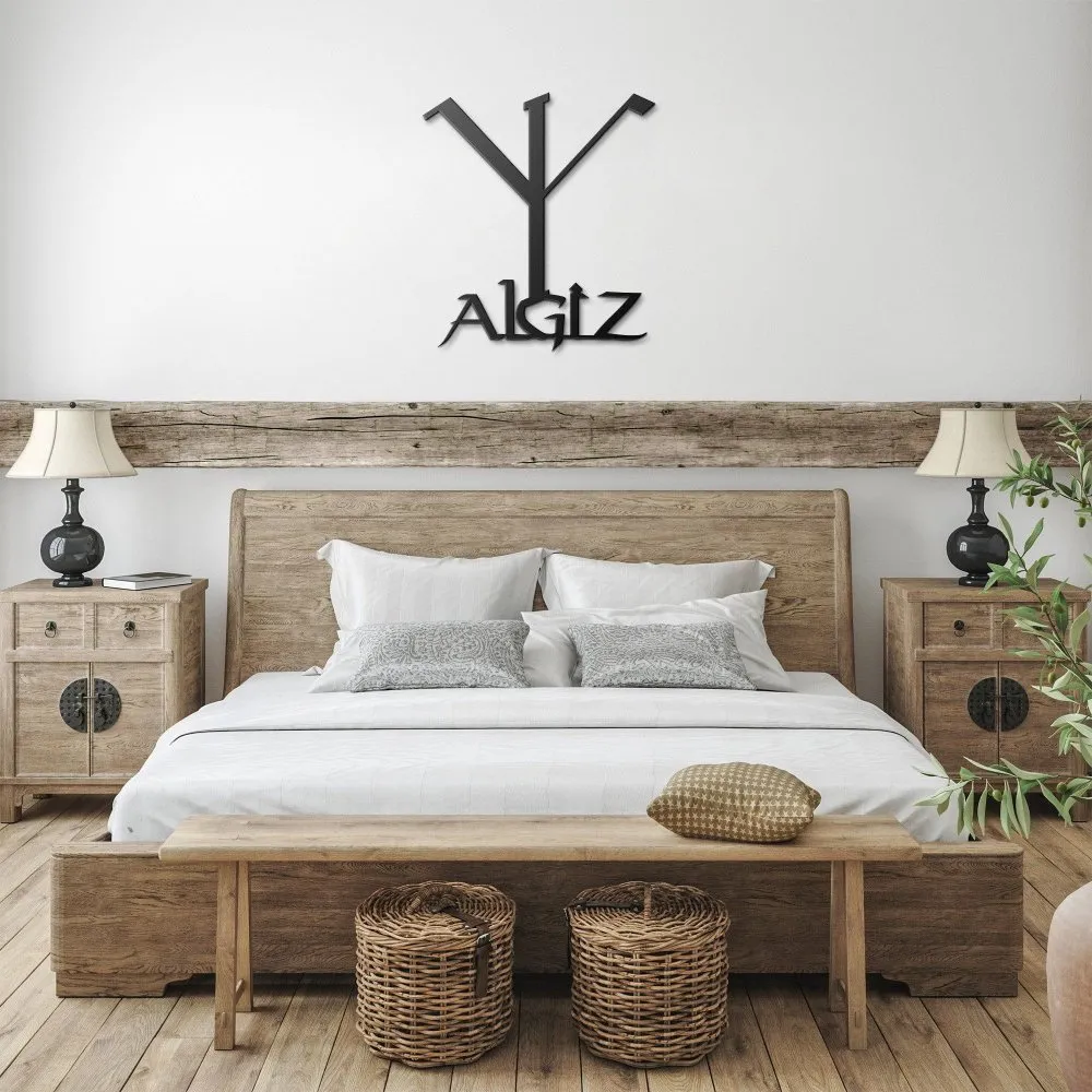 Viking Protection Symbol Metal Wall Sign - Image 3