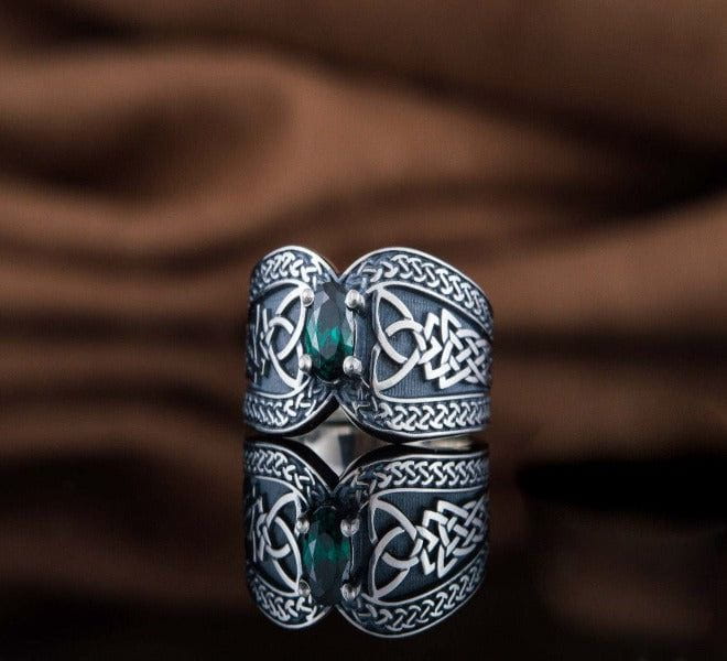 Handcrafted Viking-Inspired Norse Ring | Sterling Silver - Image 6
