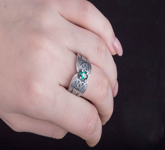 Handcrafted Viking-Inspired Norse Ring | Sterling Silver - Image 8