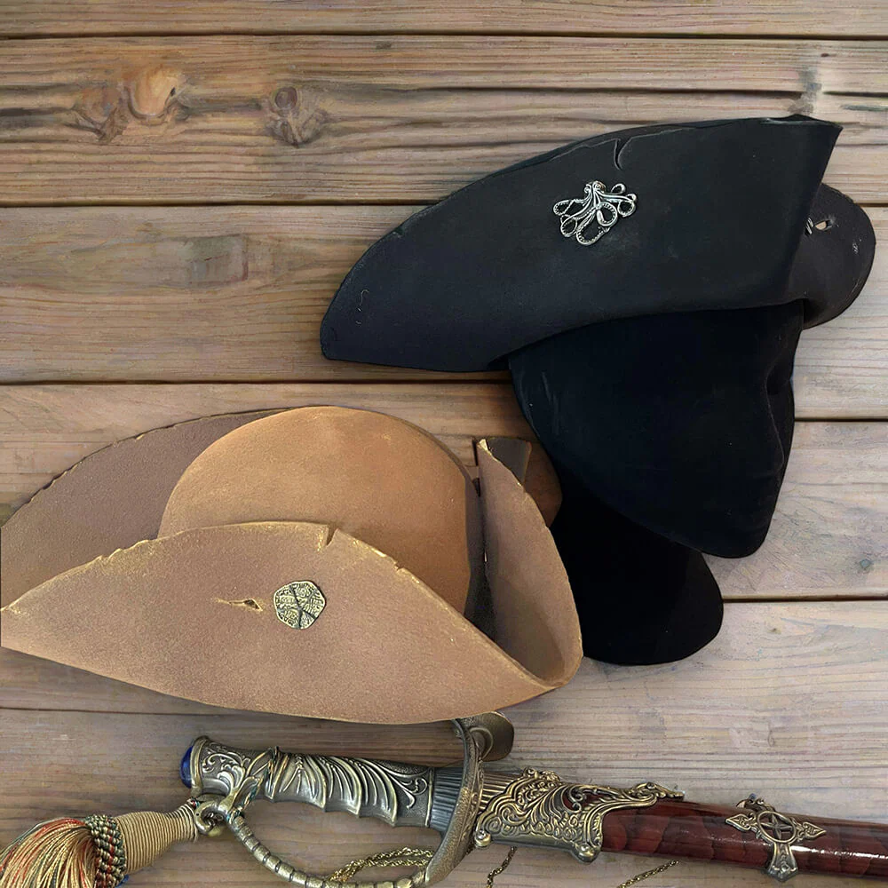 Pirate Tricorn - Weathered Daily Pirate Wear