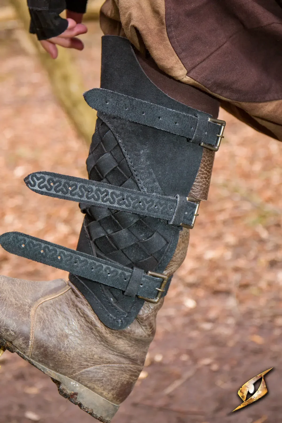 Woven Leather Viking Greaves | Battle Armor - Image 7