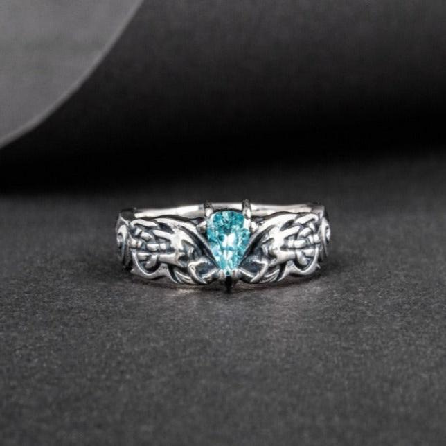 Authentic Sterling Silver Viking Ring | Custom Fit Nordic Jewelry - Image 2