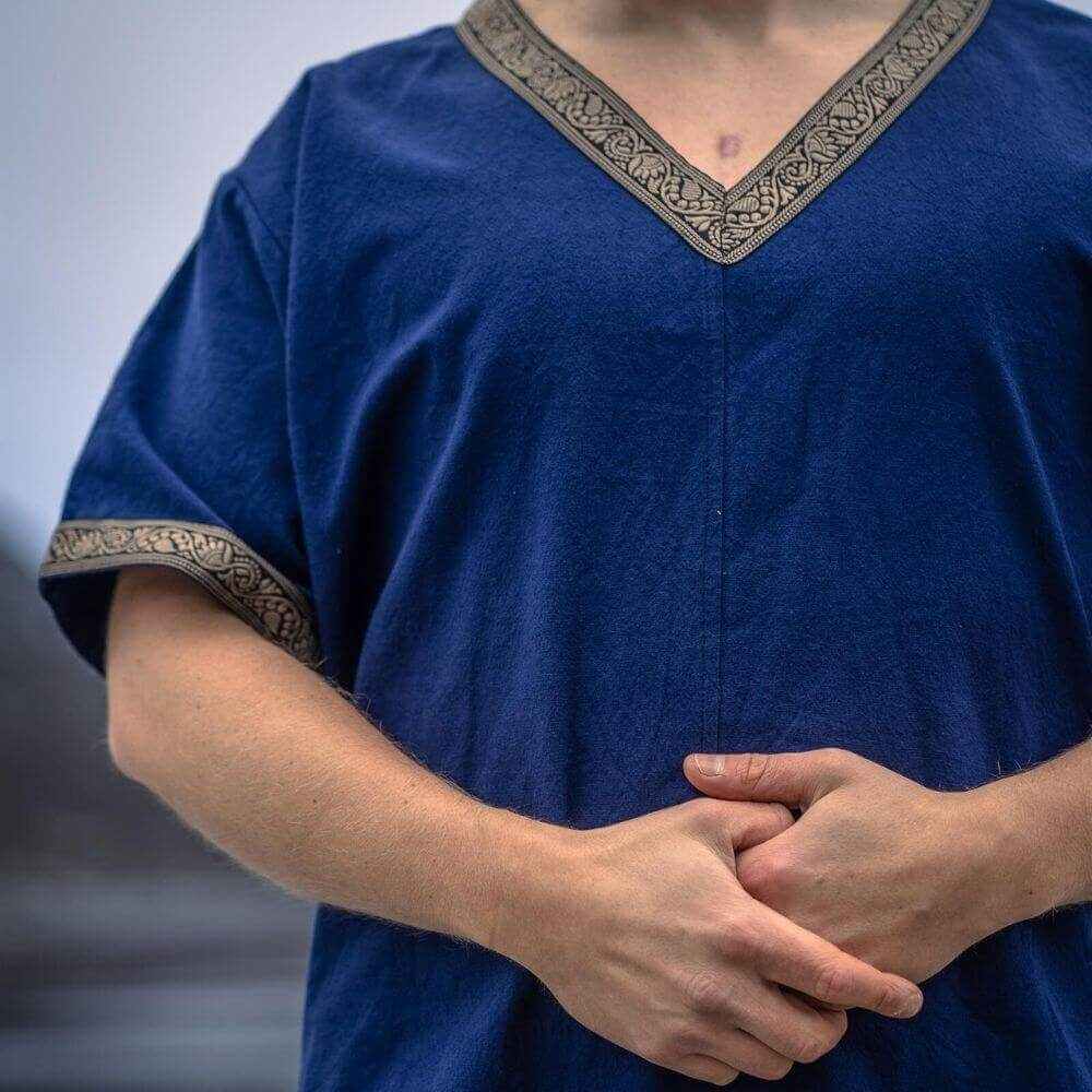 Blue Viking Tunic - Hip Length - Image 3