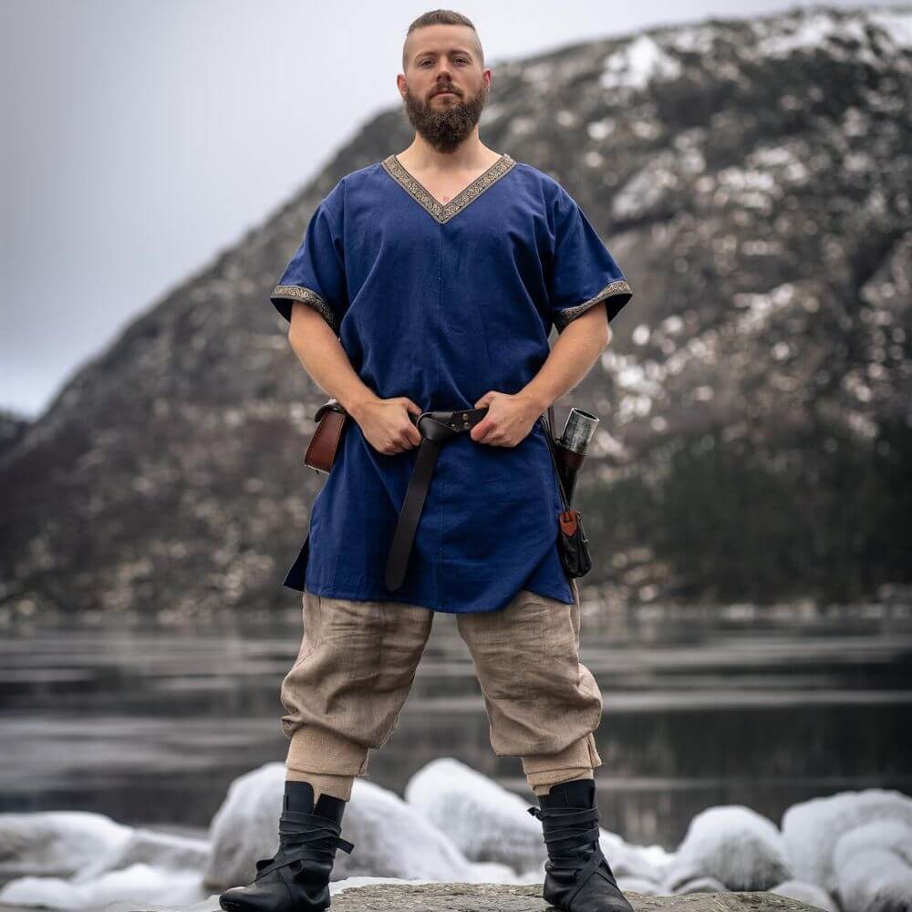 Blue Viking Tunic - Hip Length - Image 7