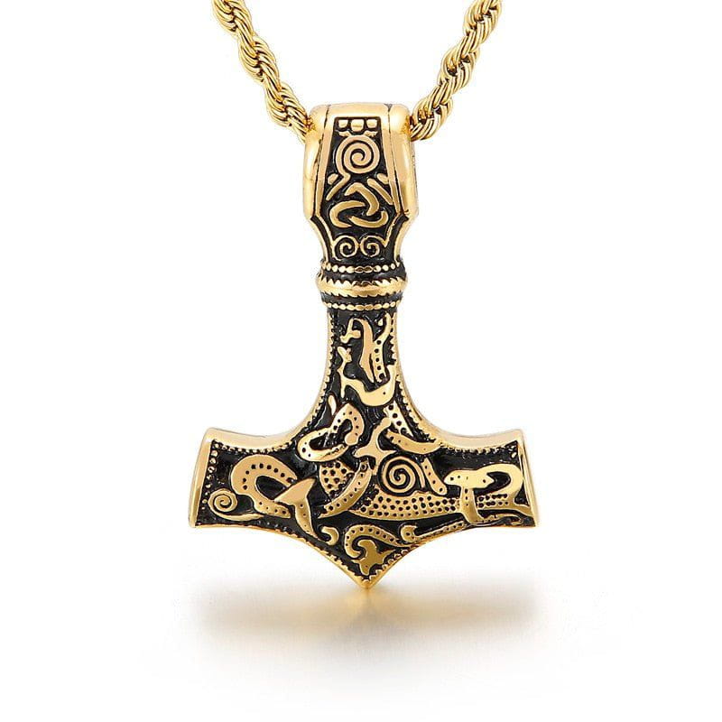 Viking Thor's Hammer Necklace - Image 3