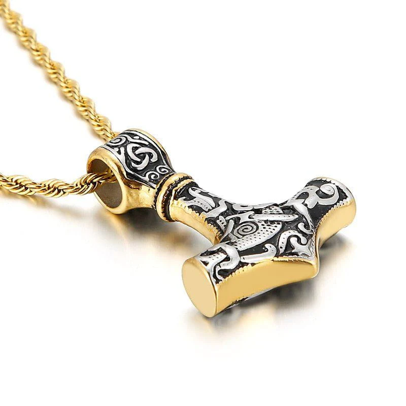 Viking Thor's Hammer Necklace - Image 6