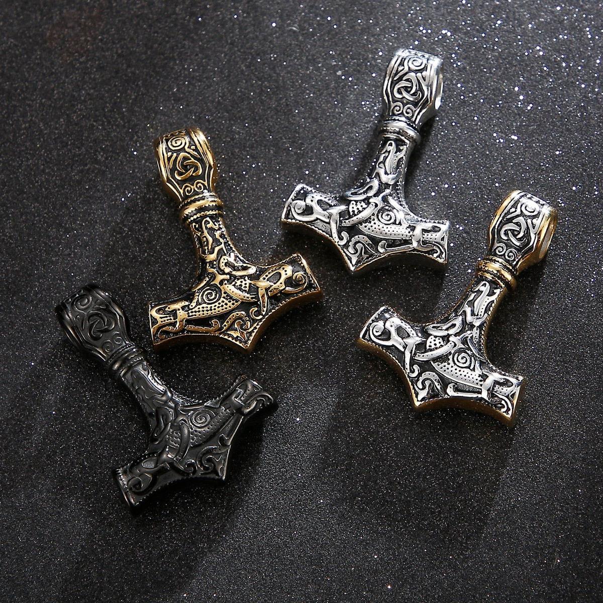 Viking Thor's Hammer Necklace - Image 7