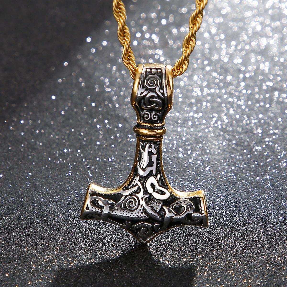 Viking Thor's Hammer Necklace - Image 8