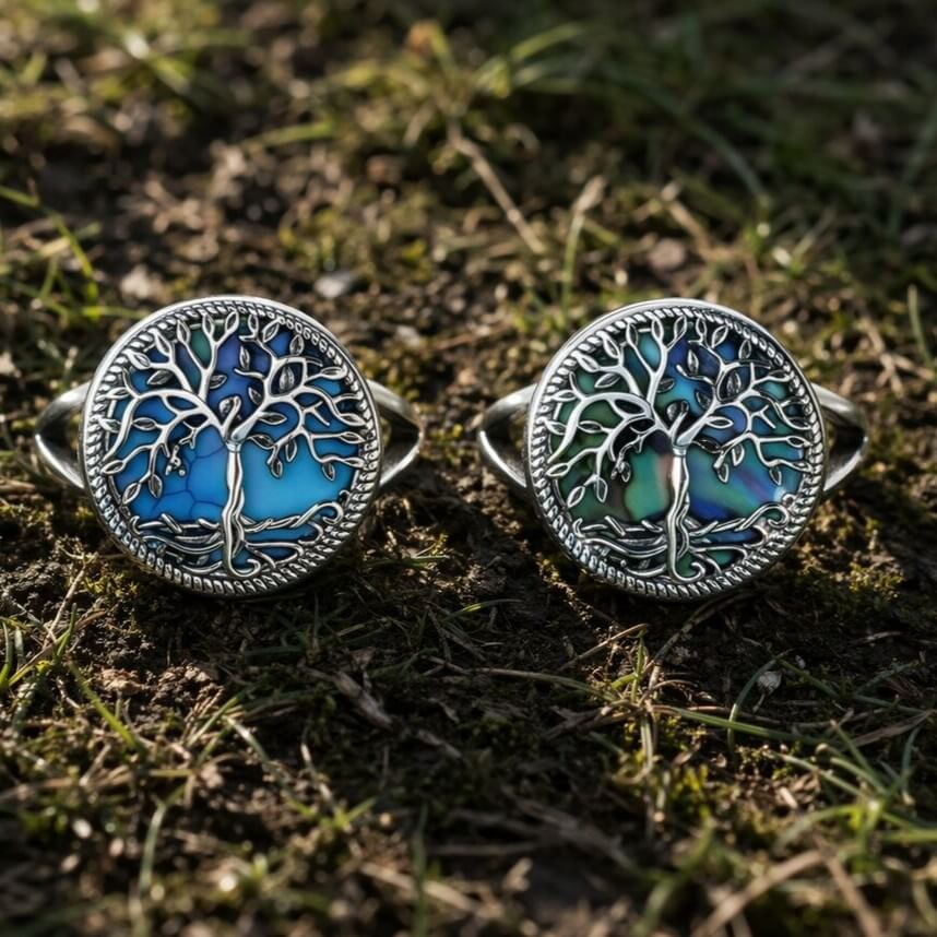 Sterling Silver Tree of Life Ring