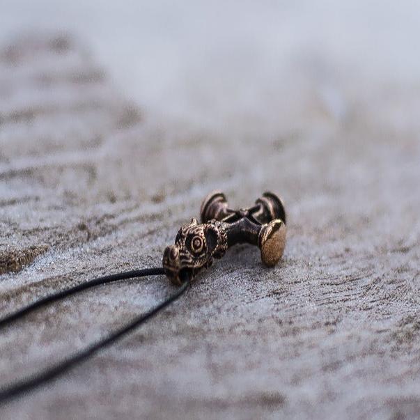 Bronze Thor's Hammer Pendant | Mjolnir, Olaf Cross or Wolf Cross Combo - Image 5