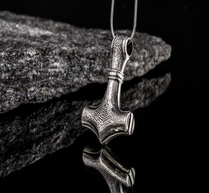 Thor's Hammer Sterling Silver Pendant | Mammen Village Mjolnir - Image 3