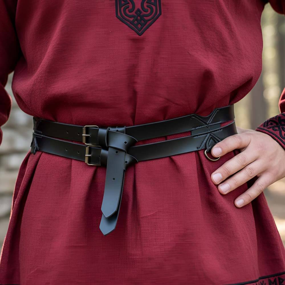 Twin Belt – Warrior’s Utility Belt in Faux Leather