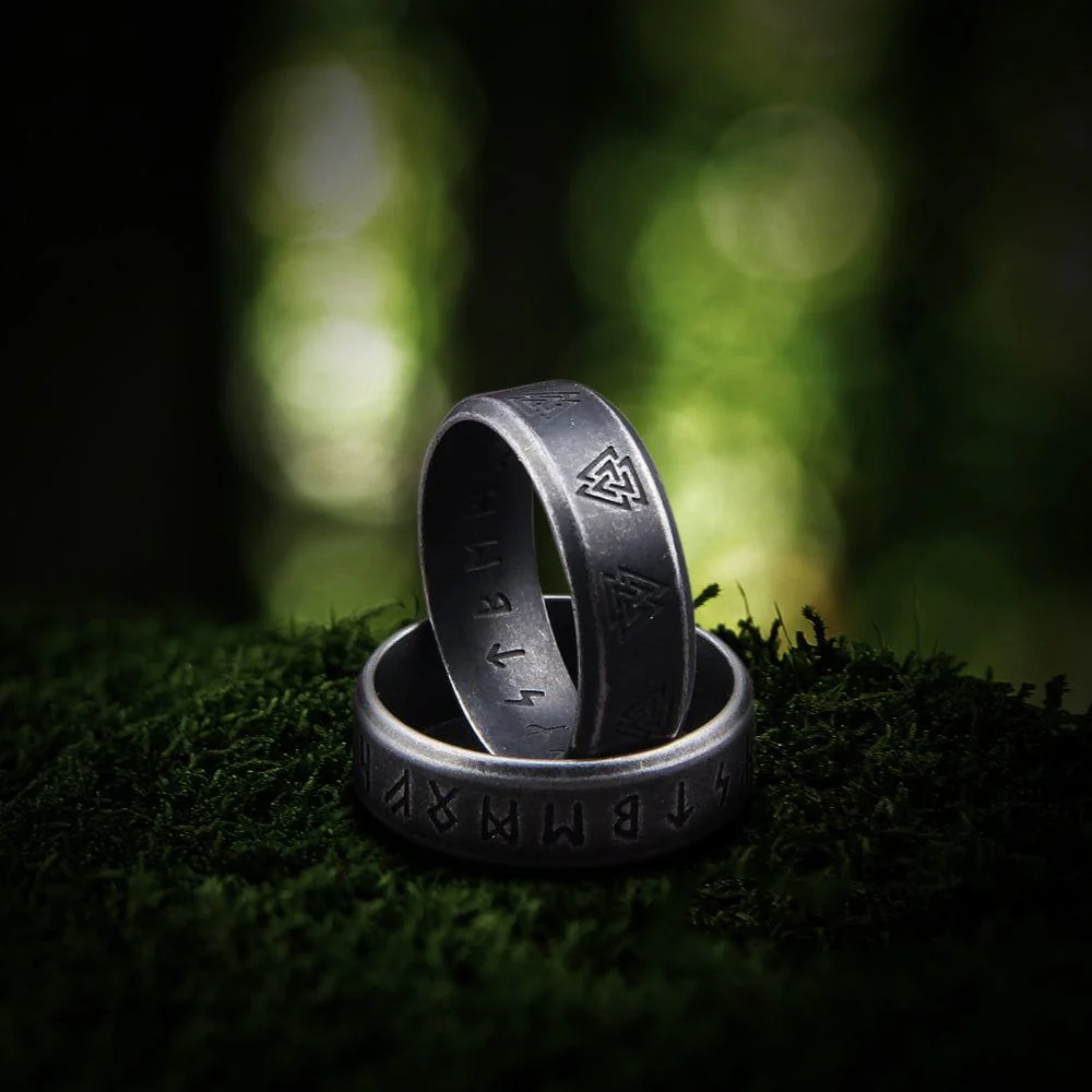 Viking Amulet Rune Words Ring
