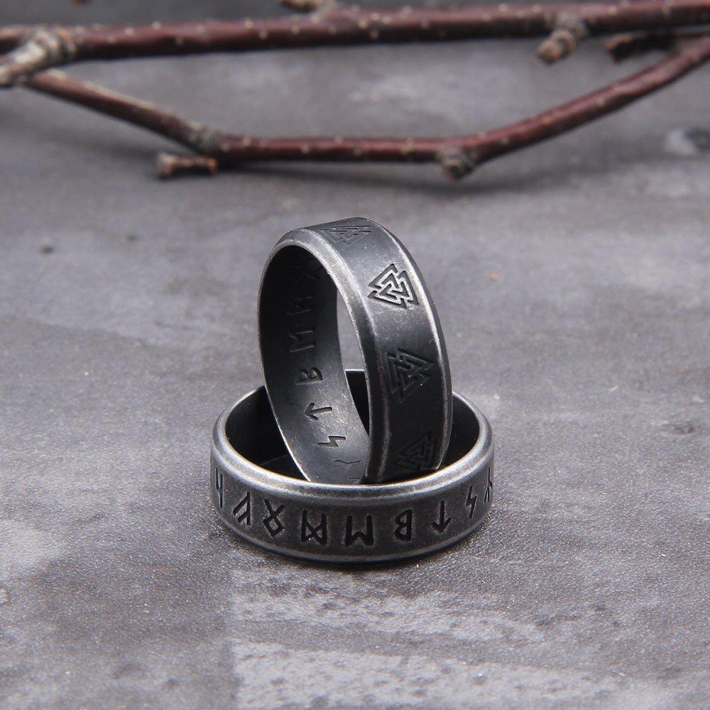 Viking Amulet Rune Words Ring - Image 2