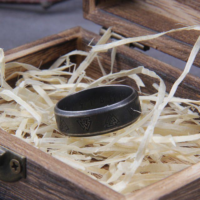 Viking Amulet Rune Words Ring - Image 4