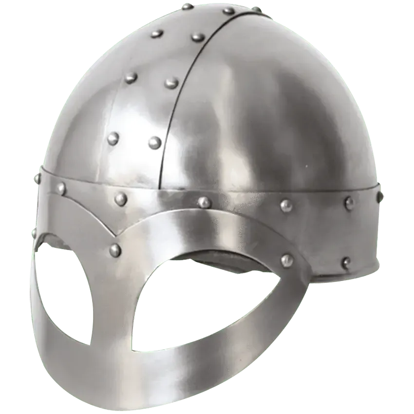 Steel Viking Face Guard Helmet | Medieval Combat Gear - Image 4