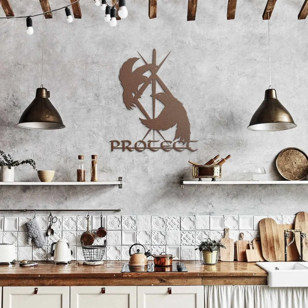 Viking Protect Metal Wall Sign - Image 3