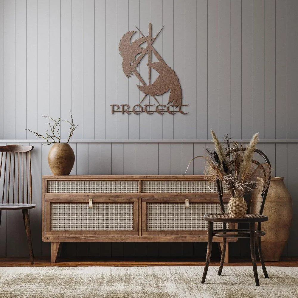 Viking Protect Metal Wall Sign - Image 4