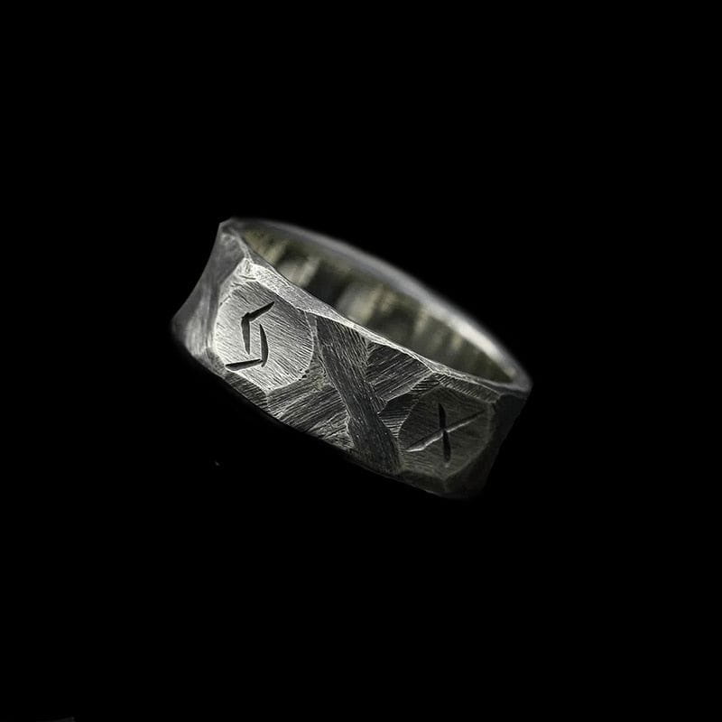 Norse Viking Ring - Rough Hewn Warrior Ring - Image 2