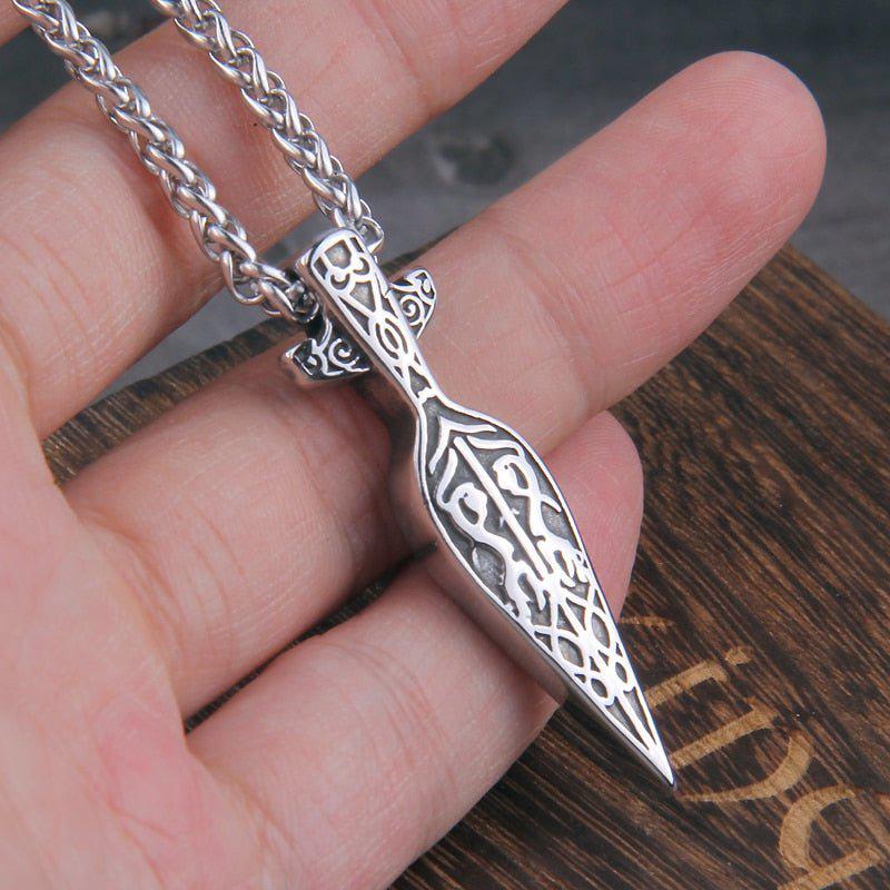 Gungnir Viking Spearhead Knotwork Necklace - Image 3