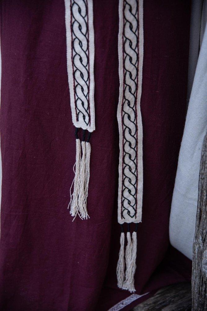 Viking Tie Belt for Ladies Dresses | Woven Design Natural Color - Image 4